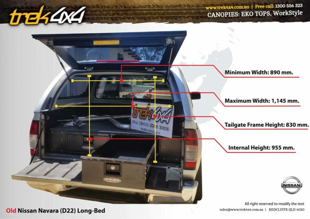 tailgateopeningdimensionsfornavarad22ekocanopy Canopies for
