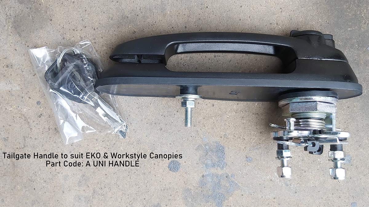 Tailgate Handle for EKO and WORKSTYLE Canopies