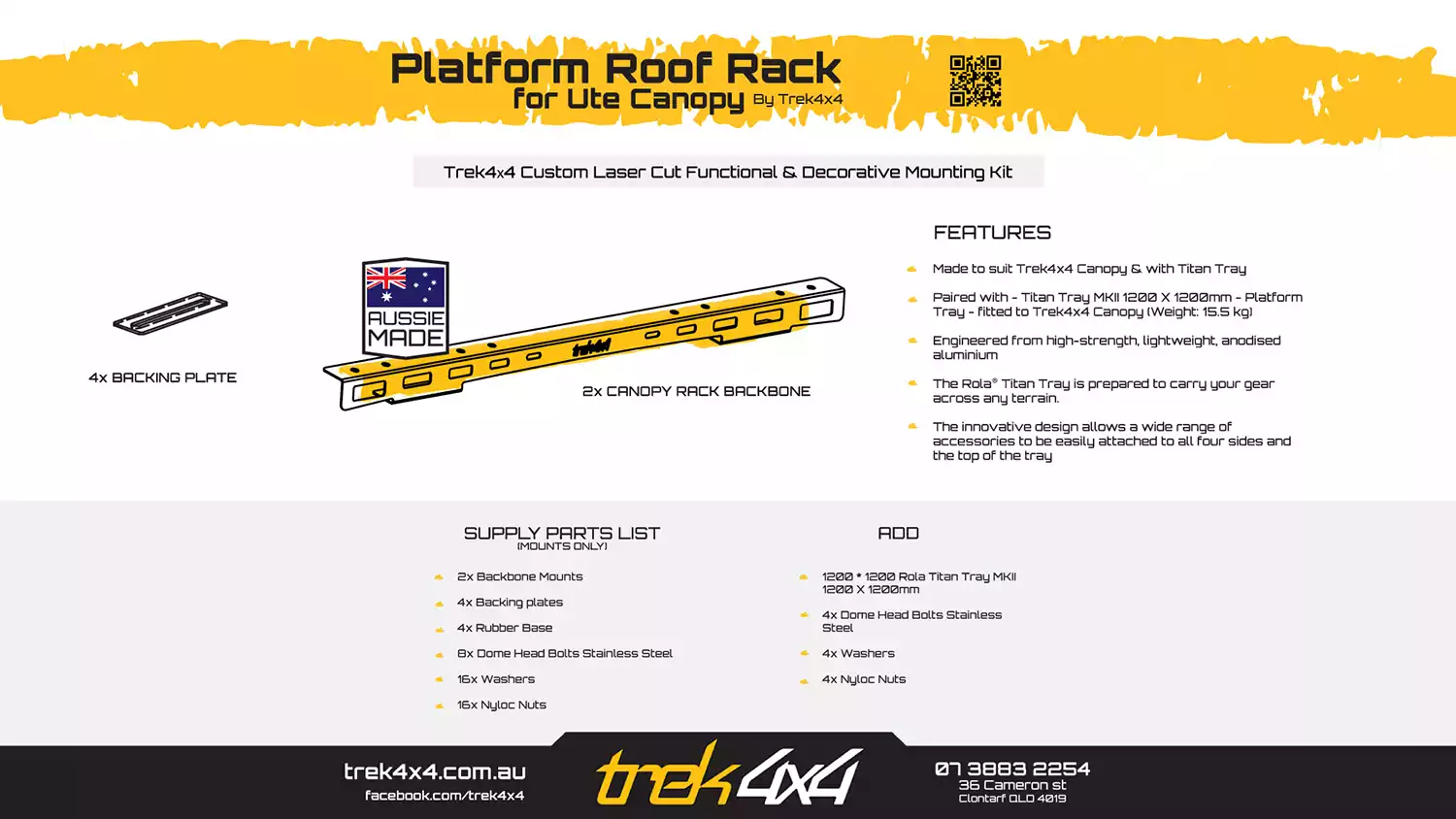 Canopy Platform Rack Mounts - Brochure